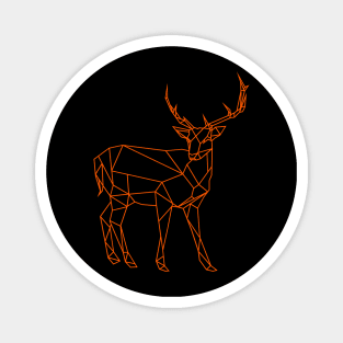 stag outline design Magnet